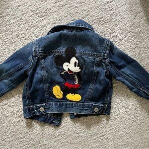 Baby Gap Disney MickeyMouse Jean Jacket 18-24M